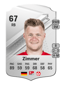Jean Zimmer Rare 67 OVR