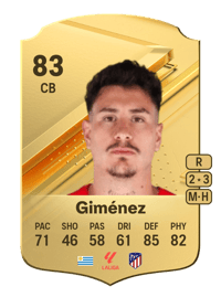 José María Giménez Rare 83 OVR