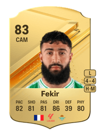 Nabil Fekir Rare 83 OVR