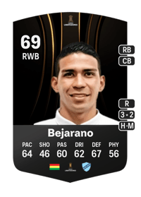 Diego Bejarano CONMEBOL Libertadores 69 OVR