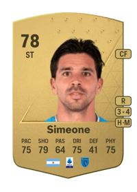 Giovanni Simeone Common 78 OVR