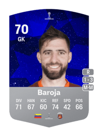 Alain Baroja CONMEBOL Sudamericana 70 OVR