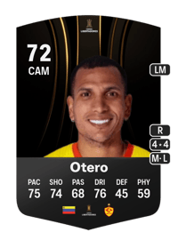 Rómulo Otero CONMEBOL Libertadores 72 OVR