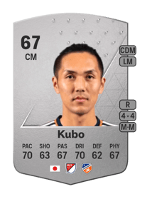 Yuya Kubo Common 67 OVR