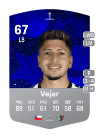 Bryan Vejar CONMEBOL Sudamericana 67 OVR