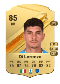 Giovanni Di Lorenzo Rare 85 OVR