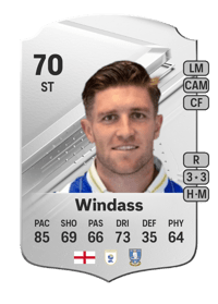Josh Windass Rare 70 OVR