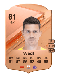 Lukas Wedl Rare 61 OVR