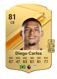 Diego Carlos Rare 81 OVR