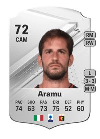 Mattia Aramu Rare 72 OVR