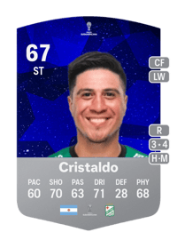 Jonatan Cristaldo CONMEBOL Sudamericana 67 OVR