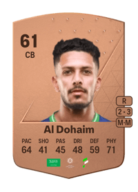 Amaar Al Dohaim Common 61 OVR