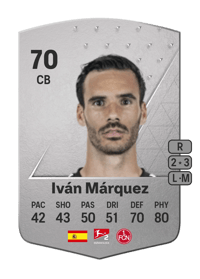 Iván Márquez Common 70 OVR