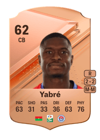 François Yabré Rare 62 OVR