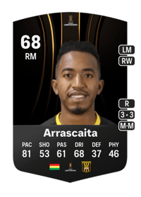 Jaime Arrascaita CONMEBOL Libertadores 68 OVR