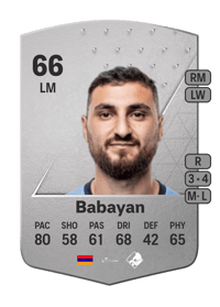 Edgar Babayan Common 66 OVR