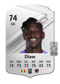 Mory Diaw Rare 74 OVR
