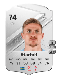 Carl Starfelt Rare 74 OVR