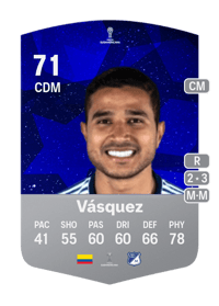 Larry Vásquez CONMEBOL Sudamericana 71 OVR