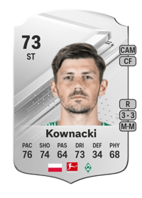 Dawid Kownacki Rare 73 OVR