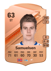 Martin Samuelsen Rare 63 OVR
