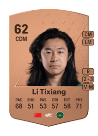 Li Tixiang Common 62 OVR