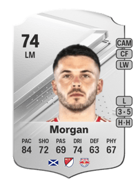 Lewis Morgan Rare 74 OVR
