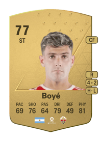 Lucas Boyé Common 77 OVR