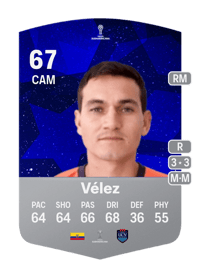 Jairo Vélez CONMEBOL Sudamericana 67 OVR