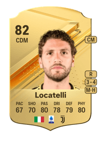 Manuel Locatelli Rare 82 OVR