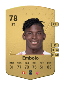 Breel Embolo Common 78 OVR