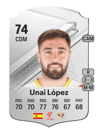 Unai López Rare 74 OVR