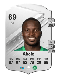 Chadrac Akolo Rare 69 OVR