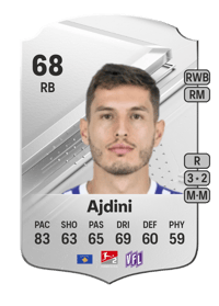 Bashkim Ajdini Rare 68 OVR