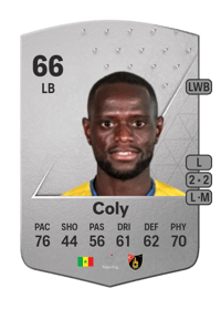 Racine Coly Common 66 OVR