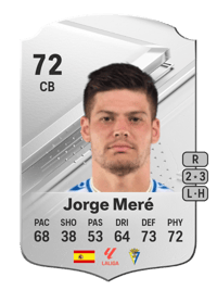 Jorge Meré Rare 72 OVR