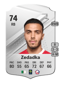 Akim Zedadka Rare 74 OVR