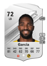 Ulisses Garcia Rare 72 OVR