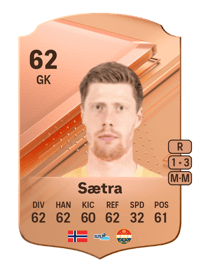 Morten Sætra Rare 62 OVR