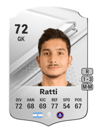 Nicolás Ratti Rare 72 OVR