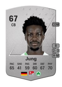 Gideon Jung Common 67 OVR