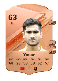 Ali Yasar Rare 63 OVR