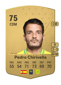 Pedro Chirivella Common 75 OVR
