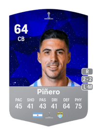 Fernando Piñero CONMEBOL Sudamericana 64 OVR