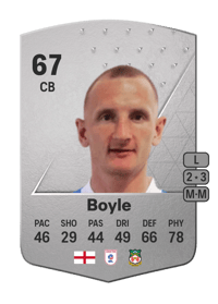 William Boyle Common 67 OVR