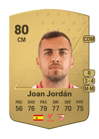 Joan Jordán Common 80 OVR