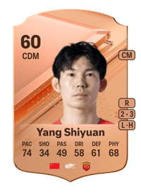 Yang Shiyuan Rare 60 OVR