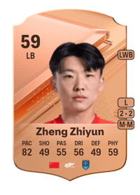 Zheng Zhiyun Rare 59 OVR