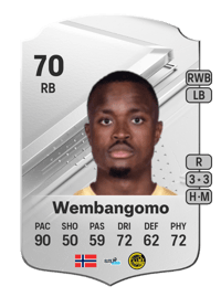 Brice Wembangomo Rare 70 OVR