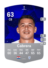 Walter Cabrera CONMEBOL Sudamericana 63 OVR